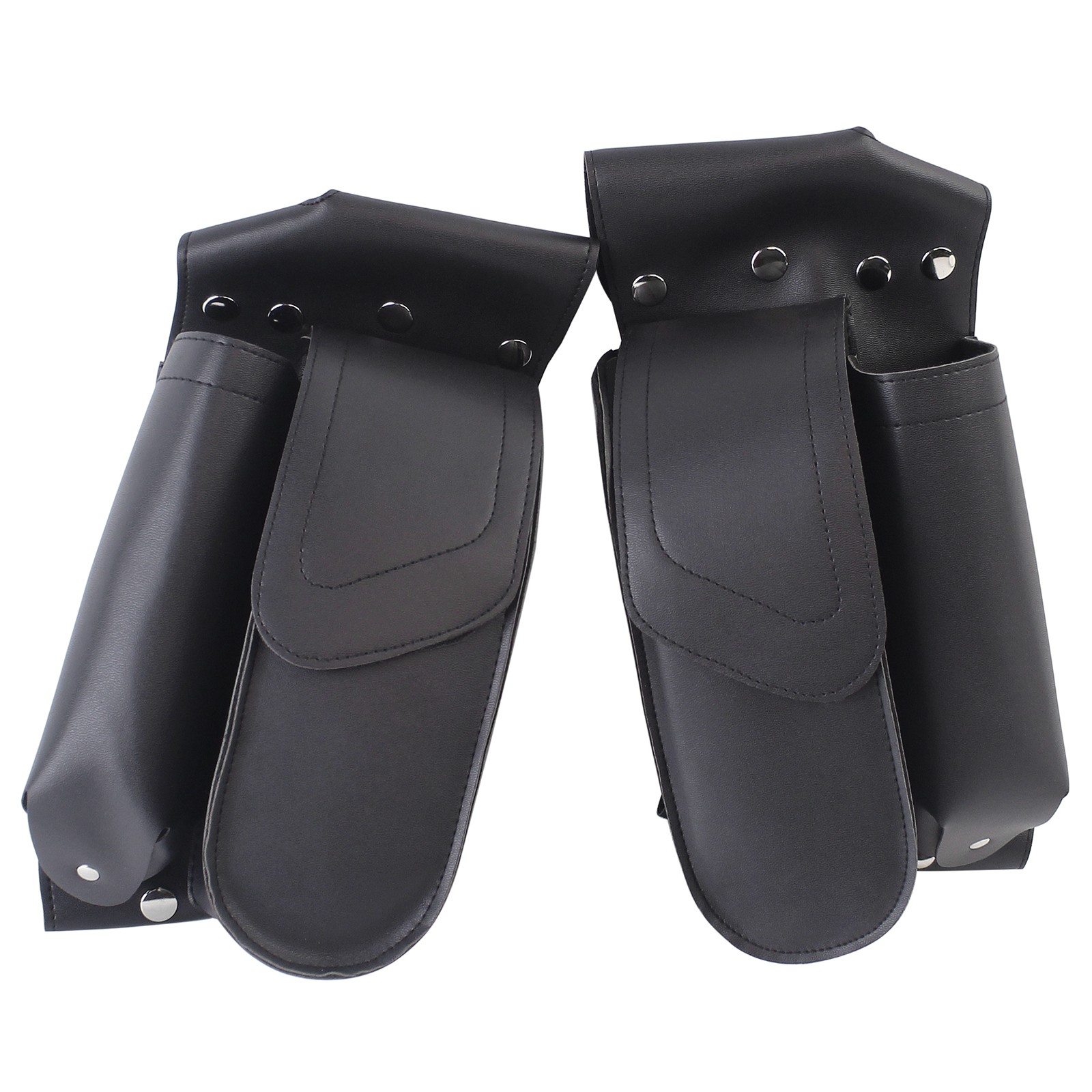 1 Pair Saddlebag Crash Bar Bags Water Bottle Holder For Harley Touring 1993-up