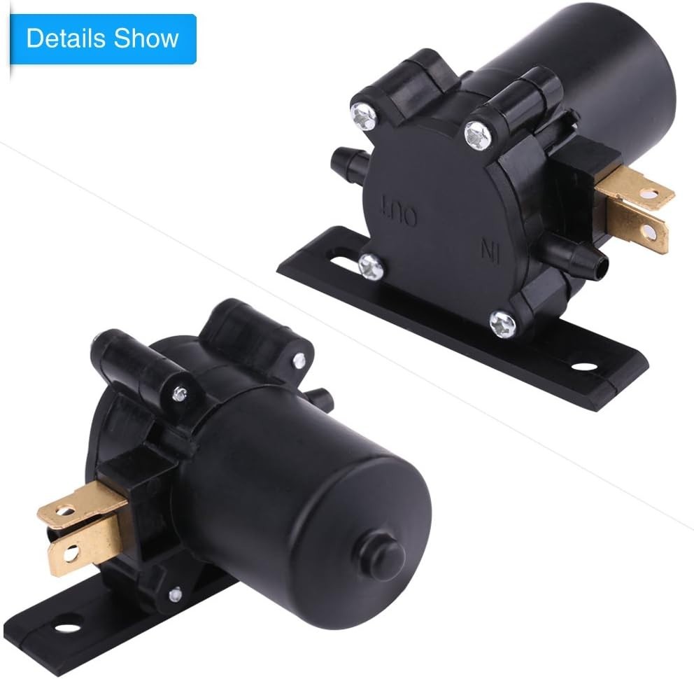Windshield Washer Pump Windscreen Washer Pump Inline Washer Fluid Pump 12v Un...