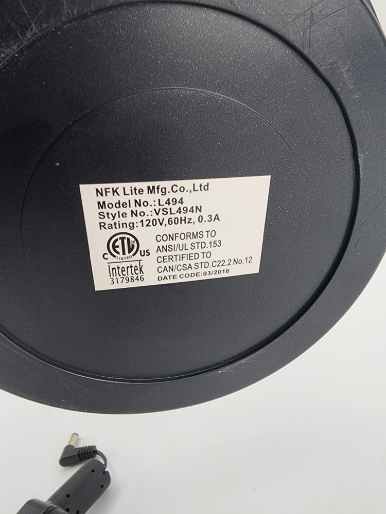 Intertek LED Ring Light Lamp • Dimmable With 3 Settings