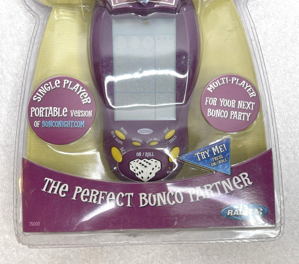 Bunco Night Handheld Electronic Game Single/Multi Player 2004