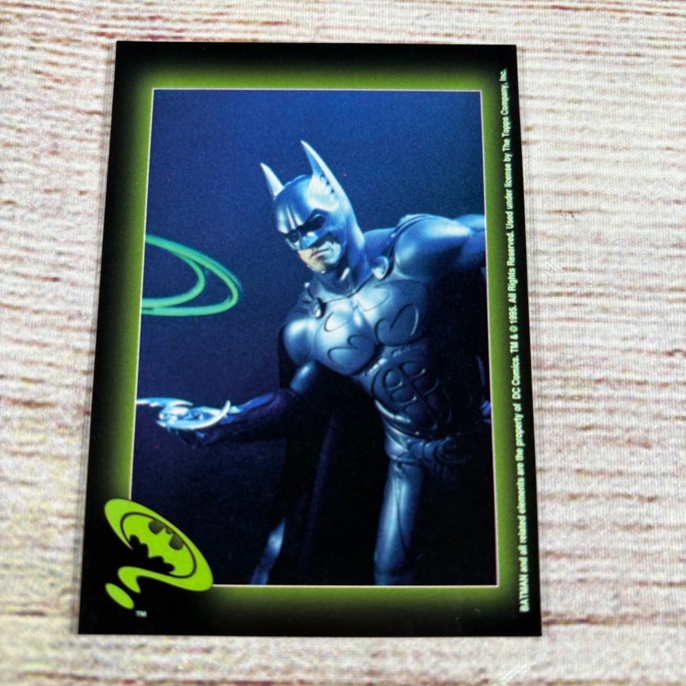 1995 Topps Batman Forever Sticker - #83 Batman Attacks