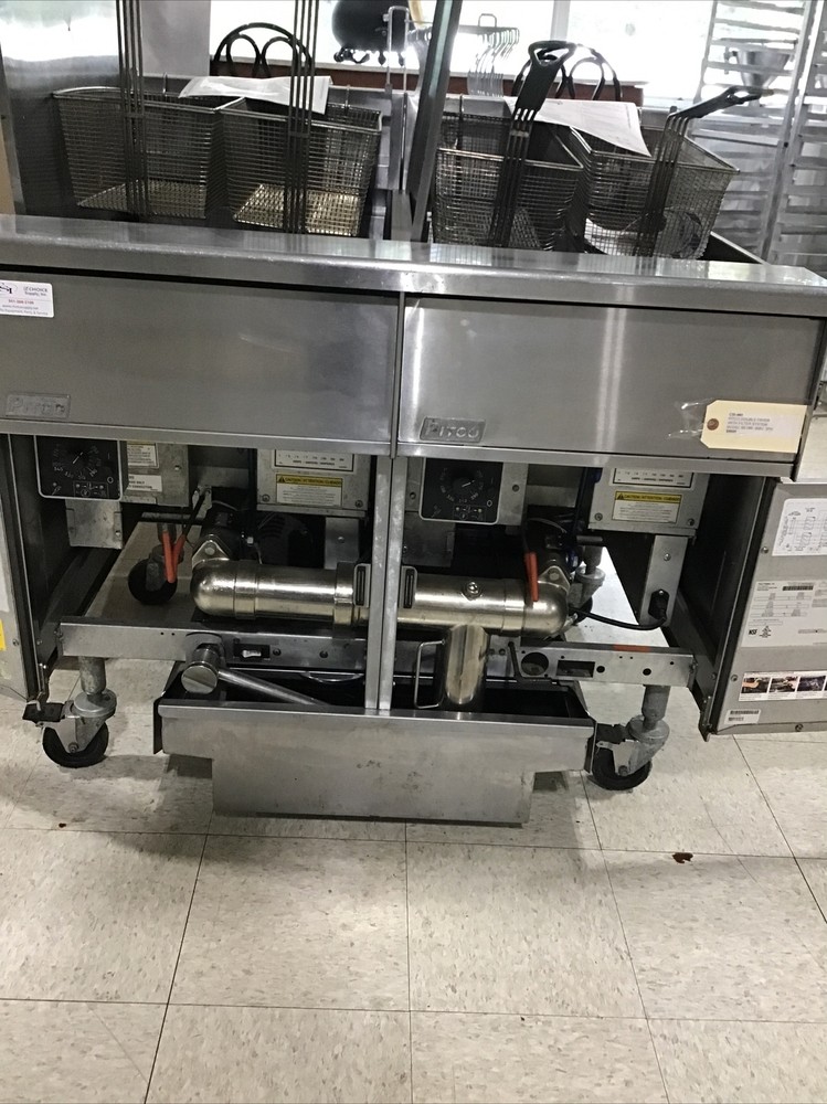 Pitco Double Fryer MODEL SE18R WITH FILTER SYSTEM, 208V, 3PH (CSI-460)
