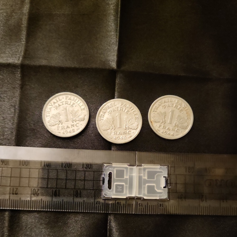 3 X Corresponding 1 Francs 42 43 44