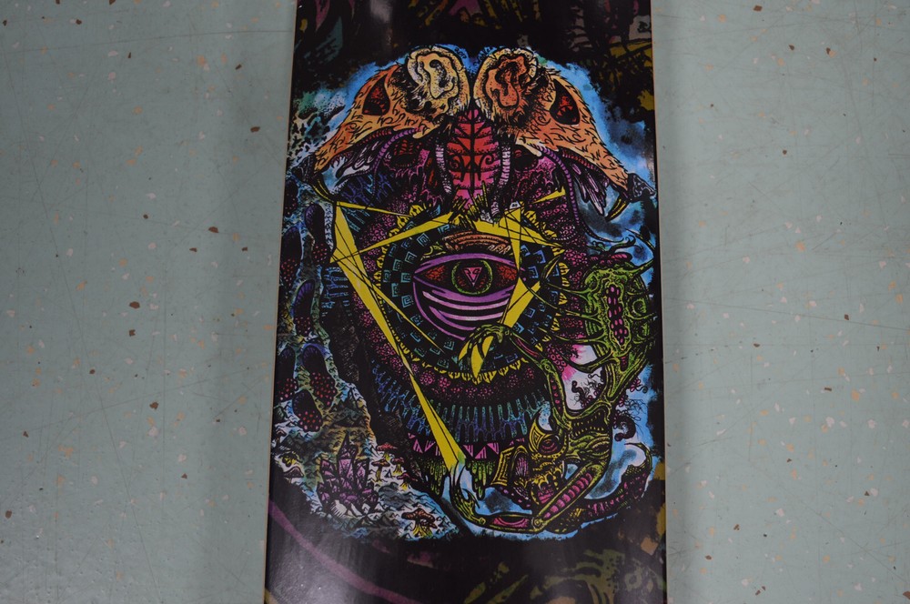 Rainskates skateboard deck, Ltd Edition WONKEE artwork