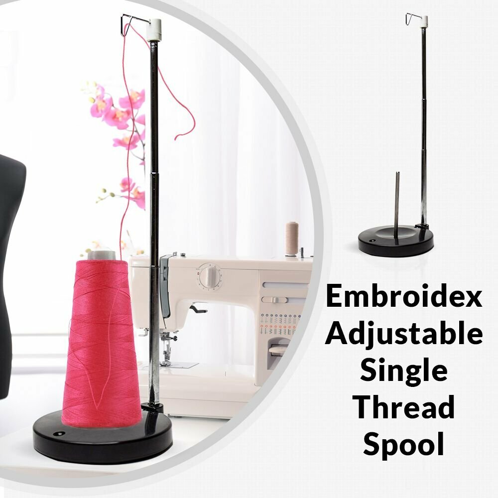Adjustable Single Thread Spool Holder Stand Alone Embroidery Sewing or Quilting