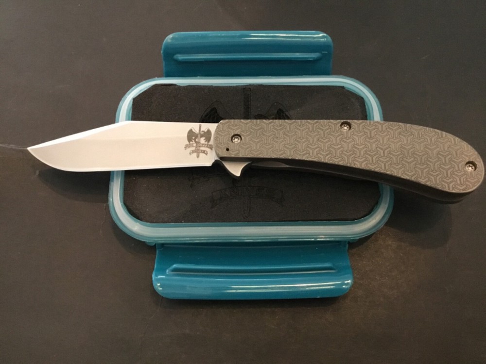 Custom Doc Shiffer Barebones Backpocket Flipper Folder Folding Knife