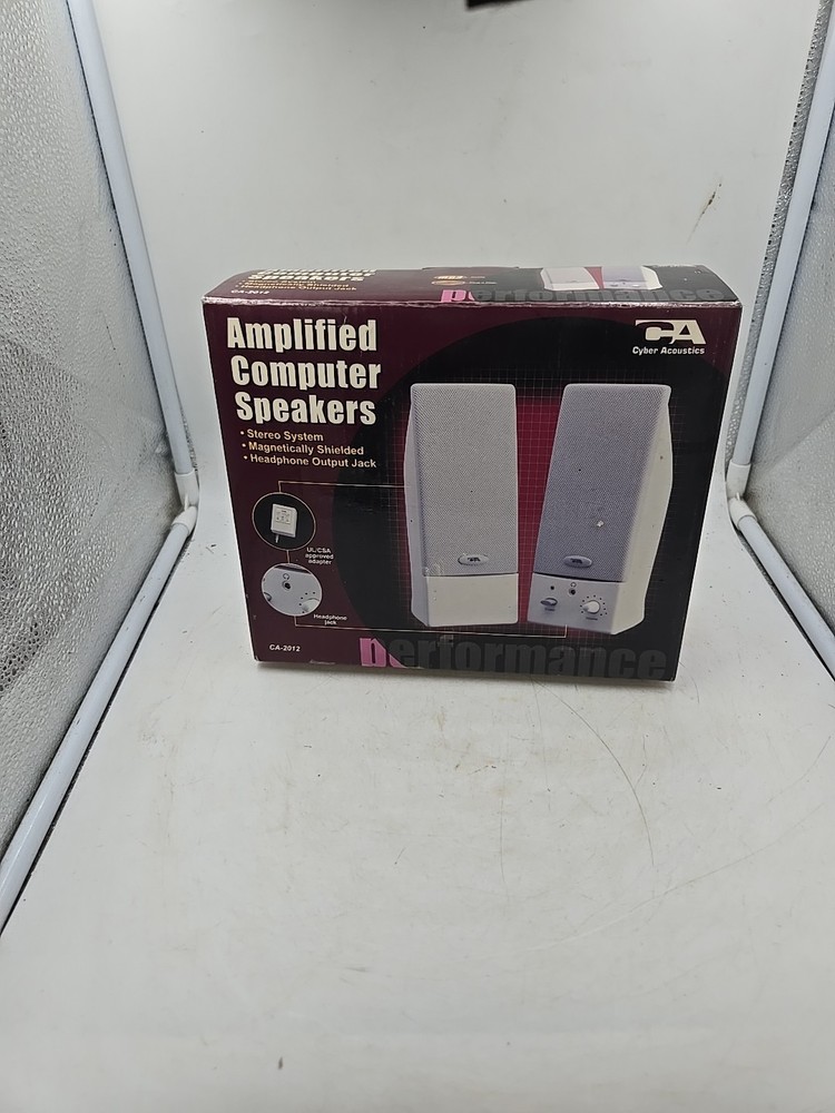 7" CYBER ACOUSTICS 2 PEICE SPEAKER SET
