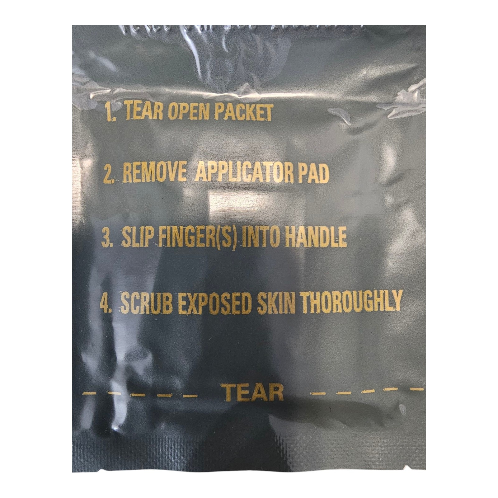 12 Wipes - M291 Decontamination Chemical Kit Wipes Gas Mask