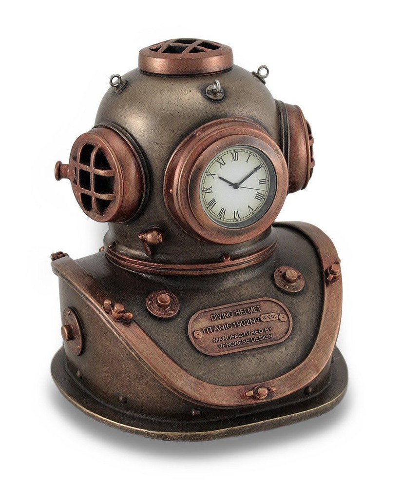 Steampunk DIVING HELMET CLOCK WU76453A4