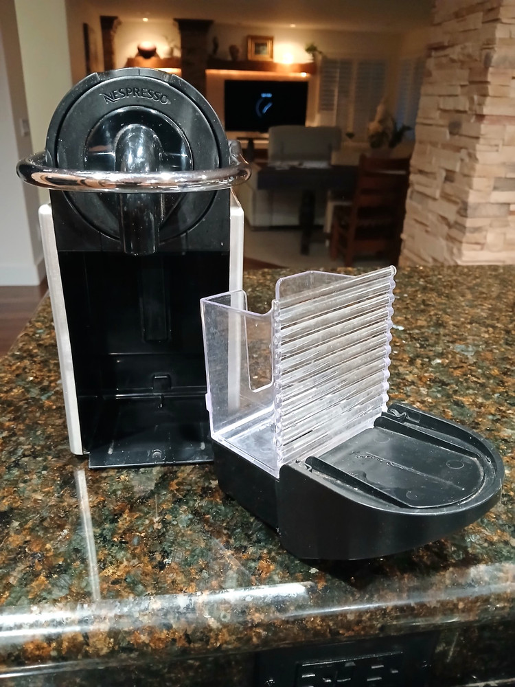 Nespresso Type D60 (Pixie) Coffee Espresso Machine Maker Brushed Aluminum