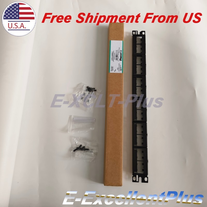 New For Panduit Mini-com CPP24WBLY Modular Patch Panel Suitable CAT6, 5E 24 port