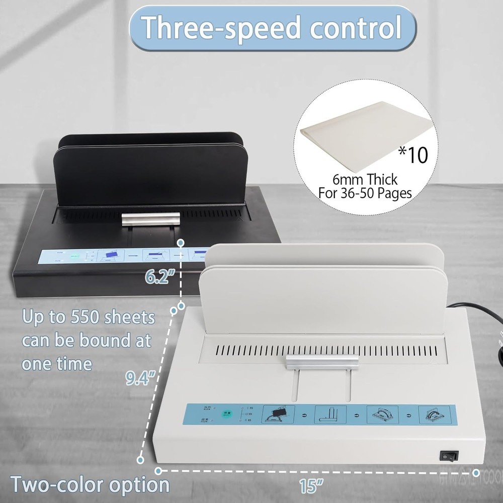 Professional Thermal Binding Machine 500 Sheets with Infrared Safety Features
