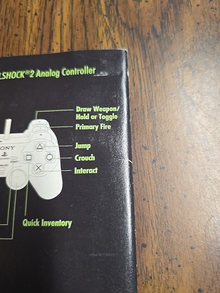 (Manual Only) Splinter Cell Stealth Action Redefined Sony Playstation 2