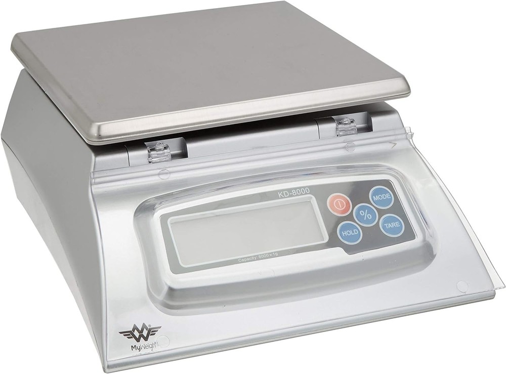 Baker's Math KD8000 Kitchen Scale - Effortless Ingredient Measurement & Clean-Up