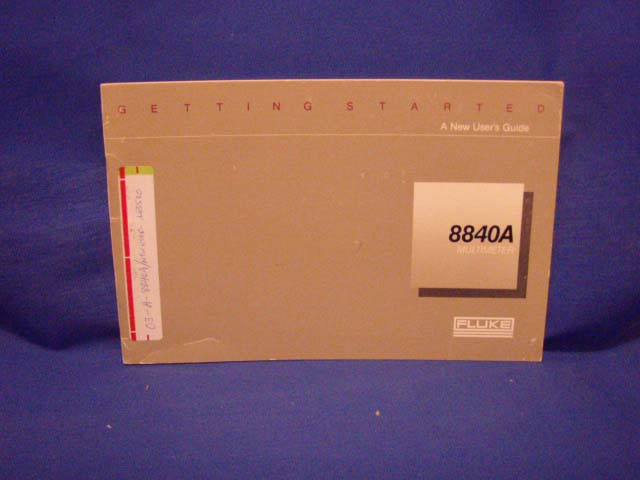 Fluke 8840A Multimeter User's Guide