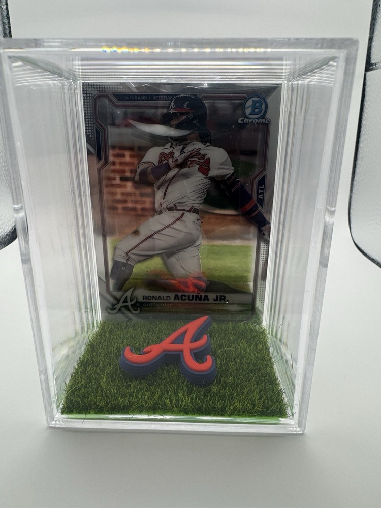 Atlanta Braves Baseball Card Shadowbox