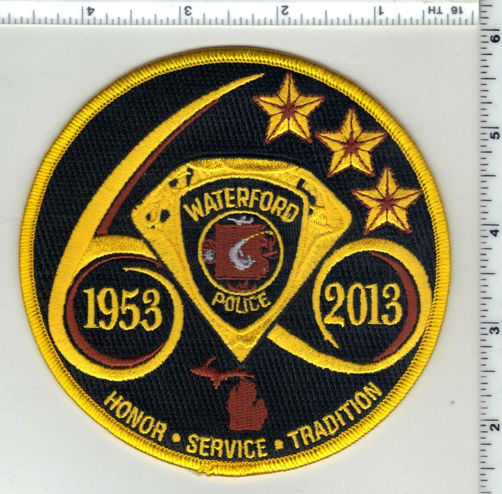 Waterford Police (Connecticut) 1st Issue Anniversary Shoulder Patch