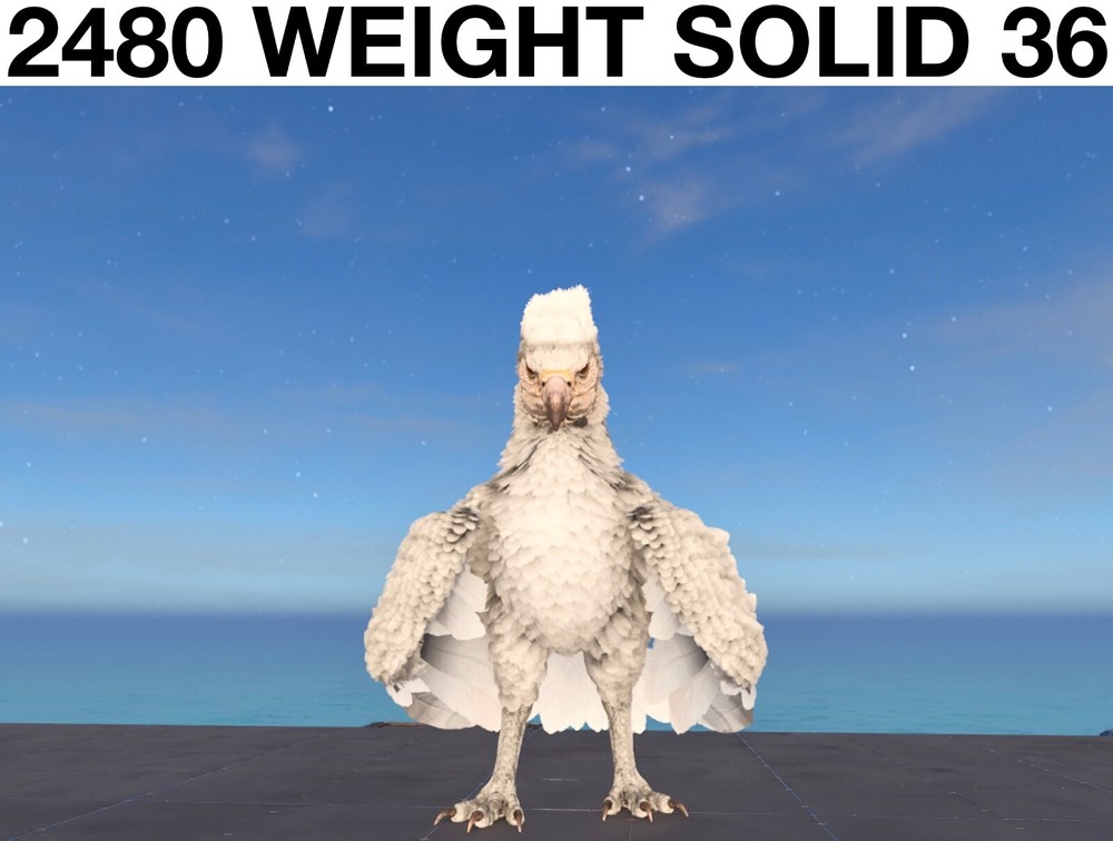 2480 Weight Solid 36 Argentavis Ark Survival Ascended ASA PVE Xbox/PC/PS Argy