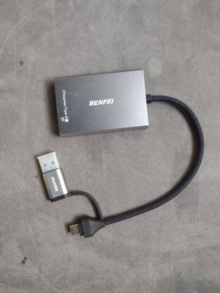 new BENFEI CFexpress Type B Card Reader with USB 3.2 Gen 2 10Gbps USB-C & USB-A