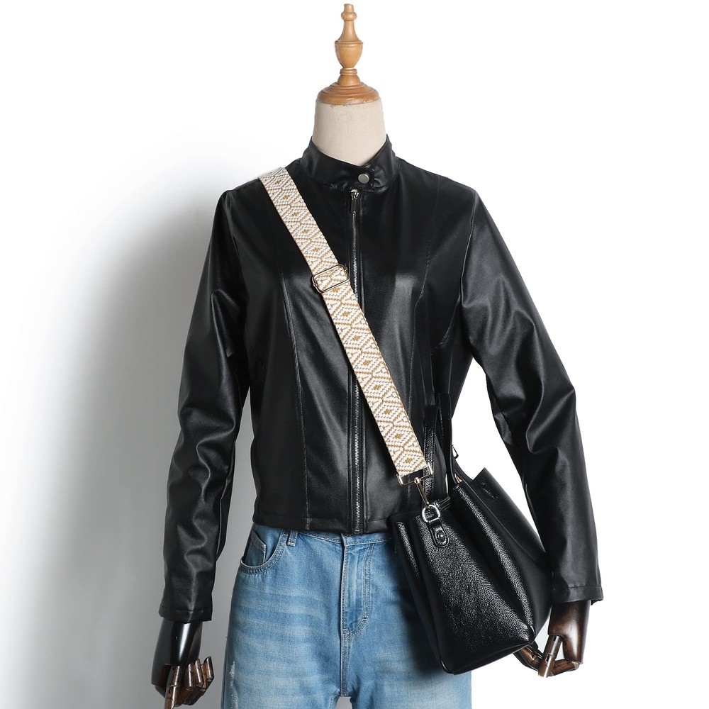 Purse Strap Replacement Crossbody Wide Shoulder Strap Adjustable Canvas Straps