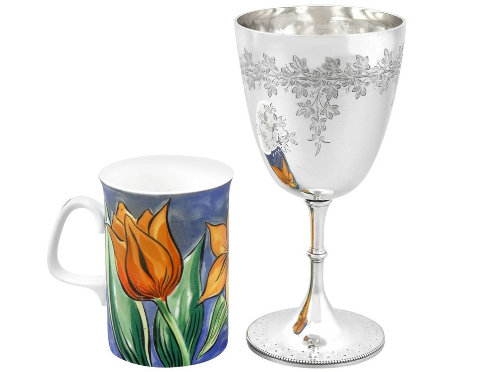 Sterling Silver Goblet - Antique Victorian (1876)
