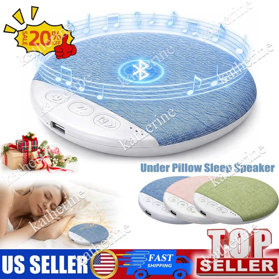 Pillow-Under Bone Conduction Sleep Speaker with White Noise Timer New 2026🔥
