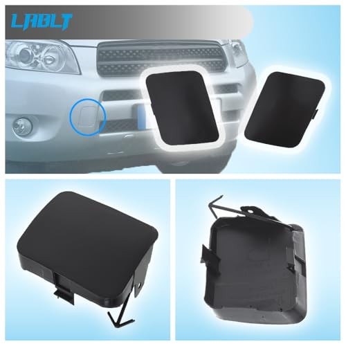 2pcs Front Left Right Bumper Tow Hook Bracket Cover Cap Replacement for RAV4