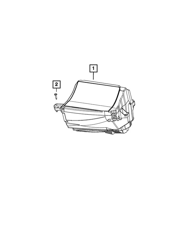 Genuine Mopar Heads Up Display Module 68735940AB