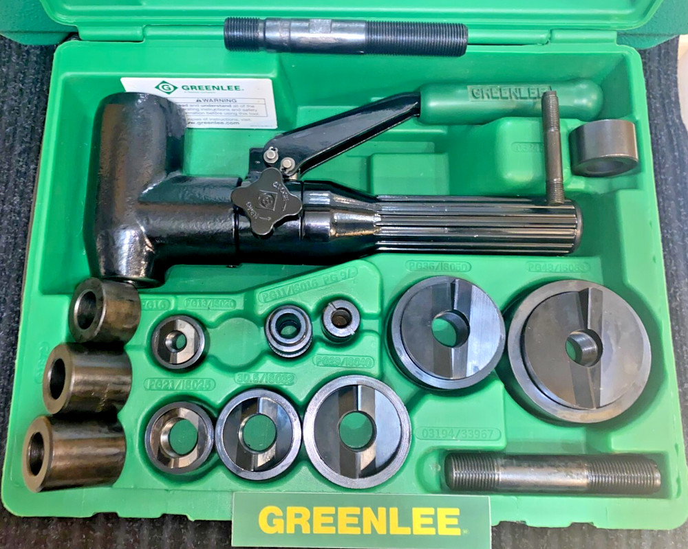 Greenlee 7904SB Hydraulic Quick Draw Punch Driver Set