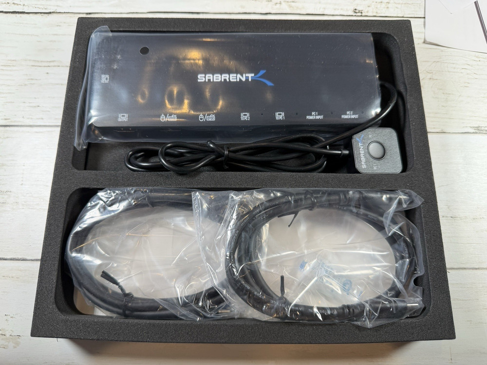Sabrent USB Type-C Dual KVM Switch with Power Delivery