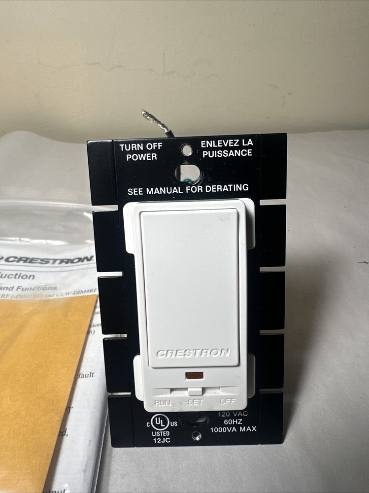 CRESTRON P-DIMRF SINGLE BUTTON PRODIGY WIRELESS DIMMER 6503604