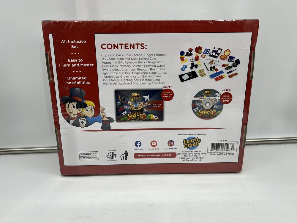 Mega Magic Collection Learn & Climb Magic Kit New And Sealed!