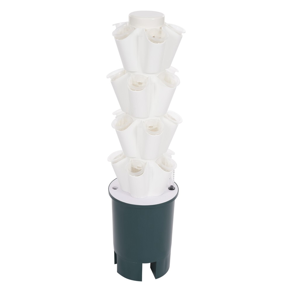 20 Hole Hydroponic Tower Hydroponics Growing System Kit Vertical Planting Tower