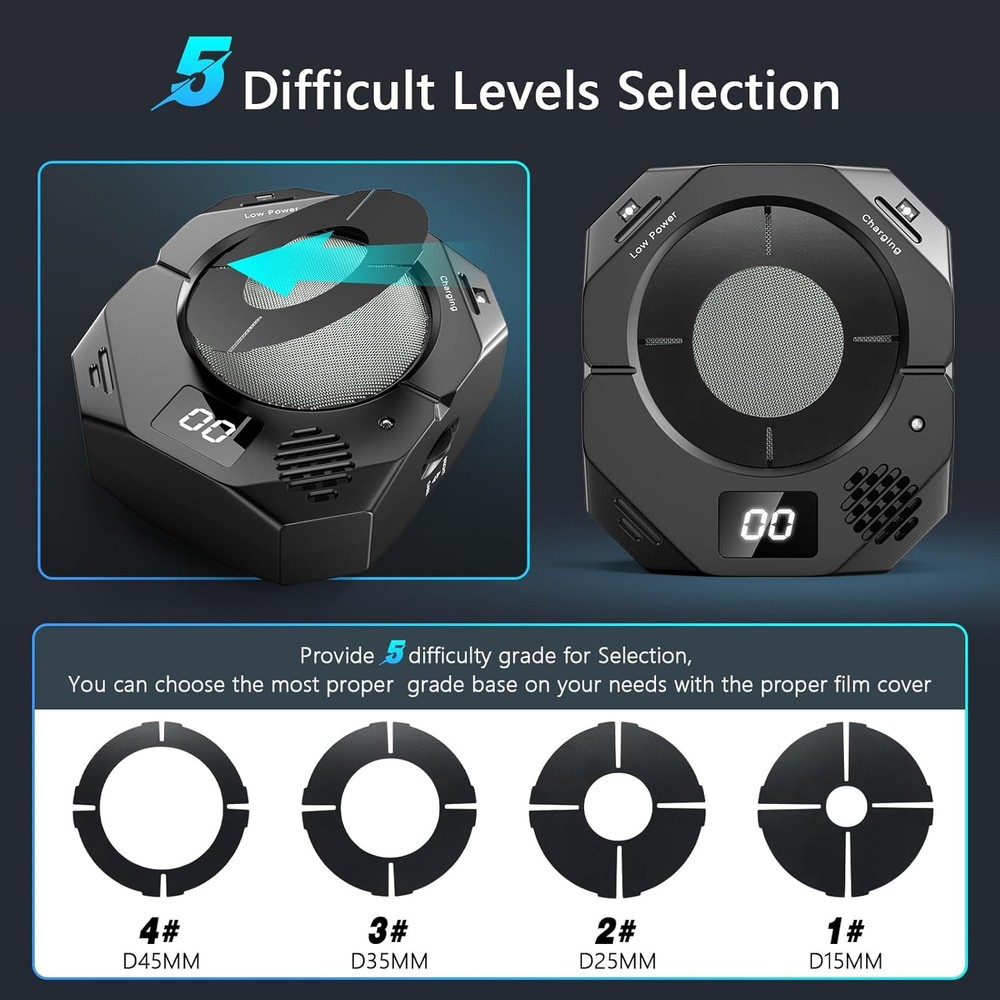 Dry Fire Training System, Electronic Target Compatible with Training Cartridge 9