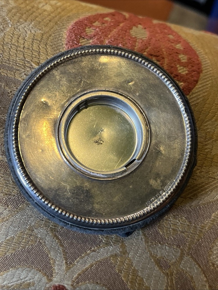 Silver Mounted Kitney And Co Quartz Clock