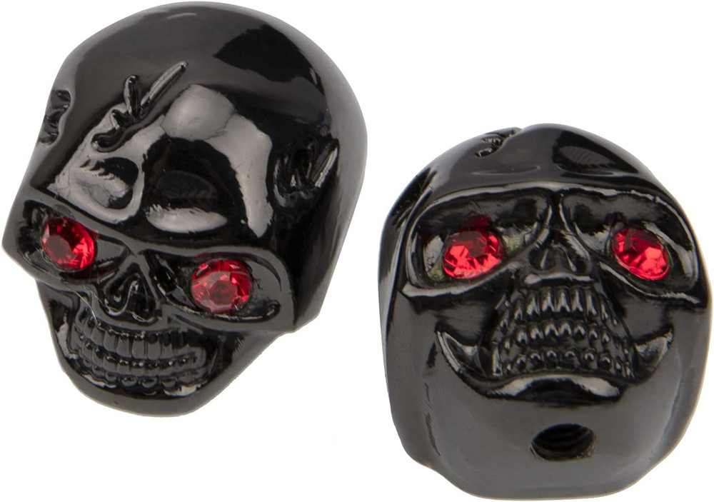 4Pcs Electric Guitar Tone Knobs - Skull Head Knobs Compatible with Bass Replacem