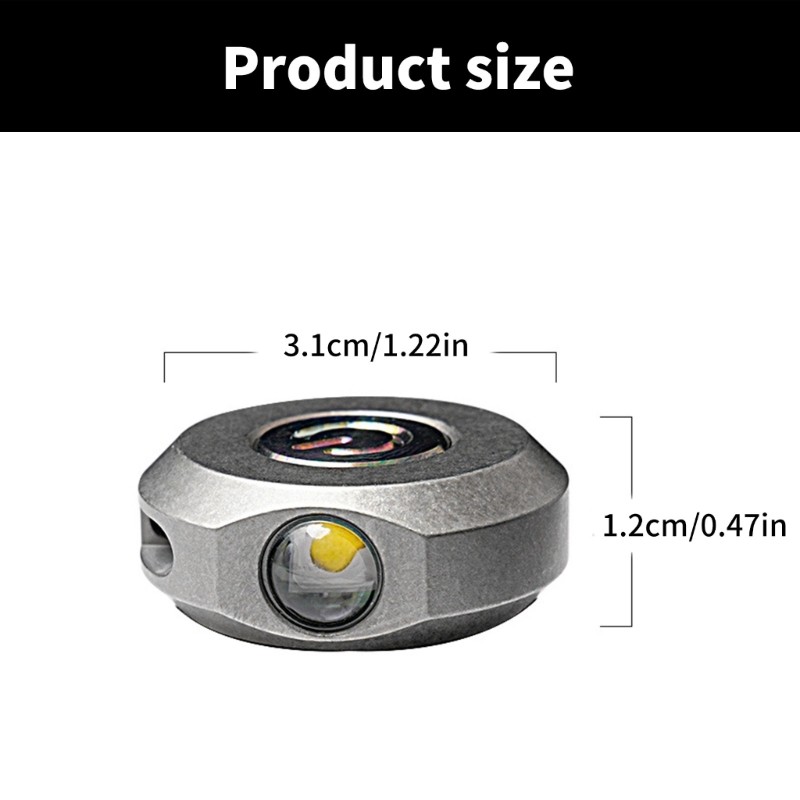 Small Powerful Flashlight Multifunctional Flashlight Handheld Magnets Flashlight