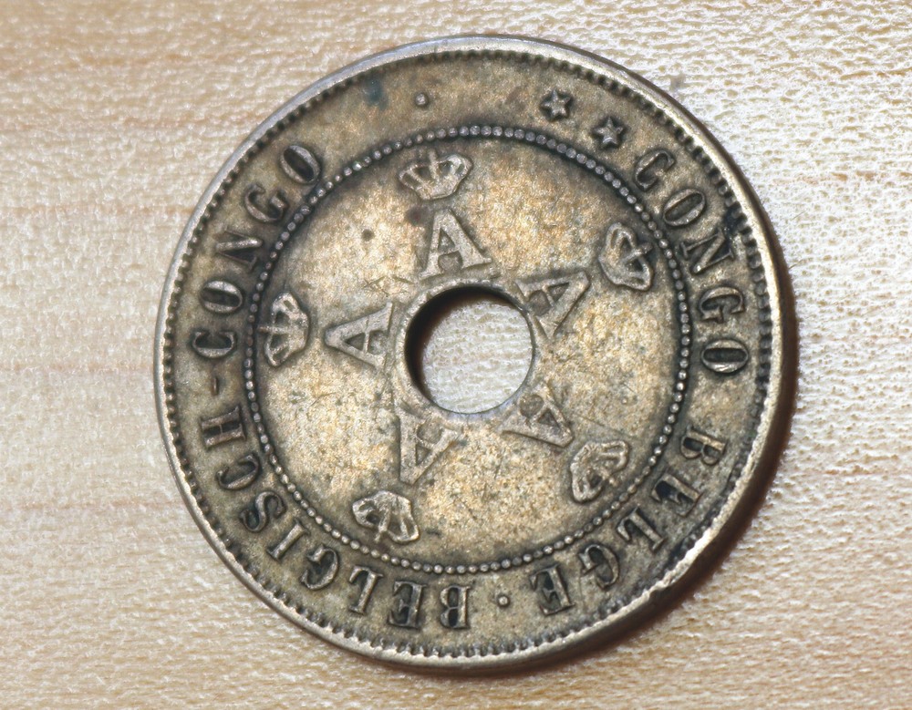 1911 Belgian Congo 20 Centimes