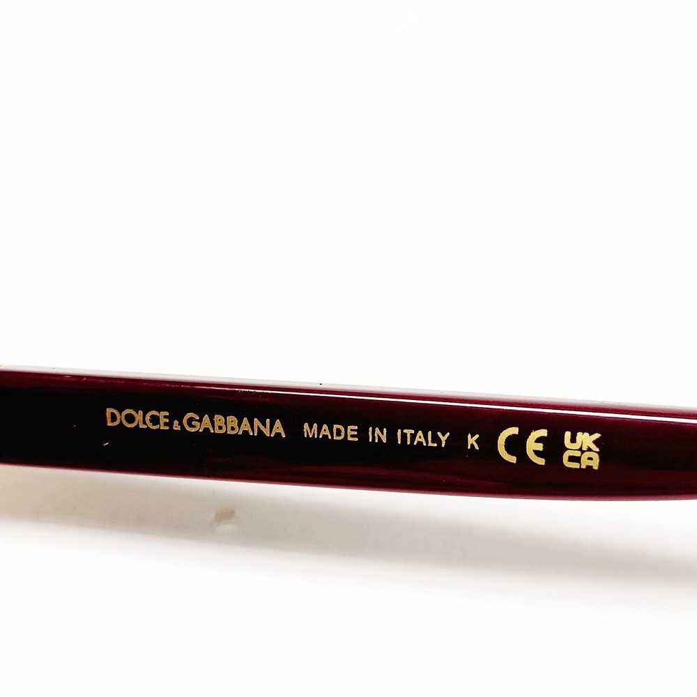 Dolce & Gabbana DG5077 Eyeglass Frames Rectangular Eyewear Bordeaux 54-16 140mm