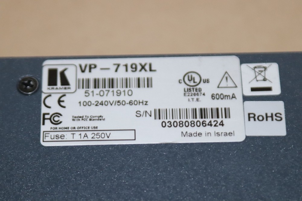 Kramer VP-719xl Presentation Switcher/Scaler