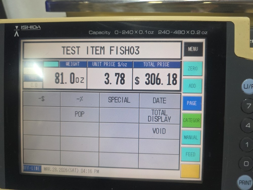ishida scale SR-2000a