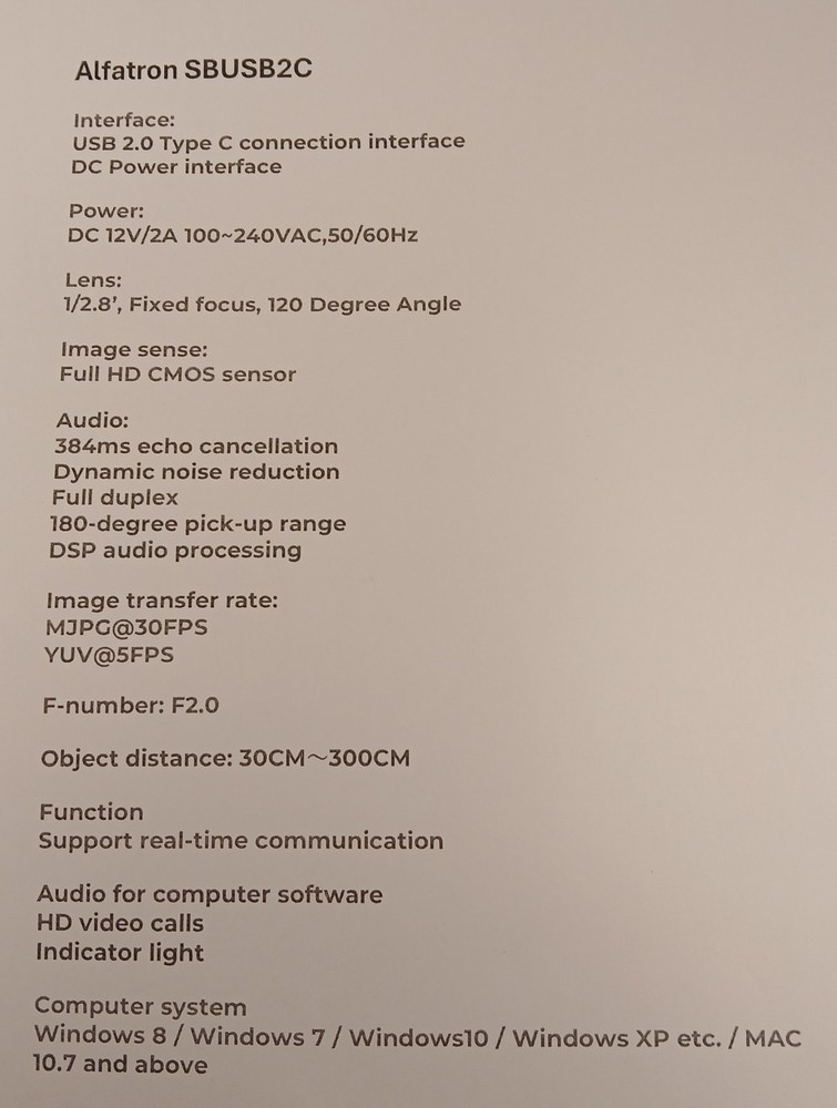 Video Bar With Full Hd Camera