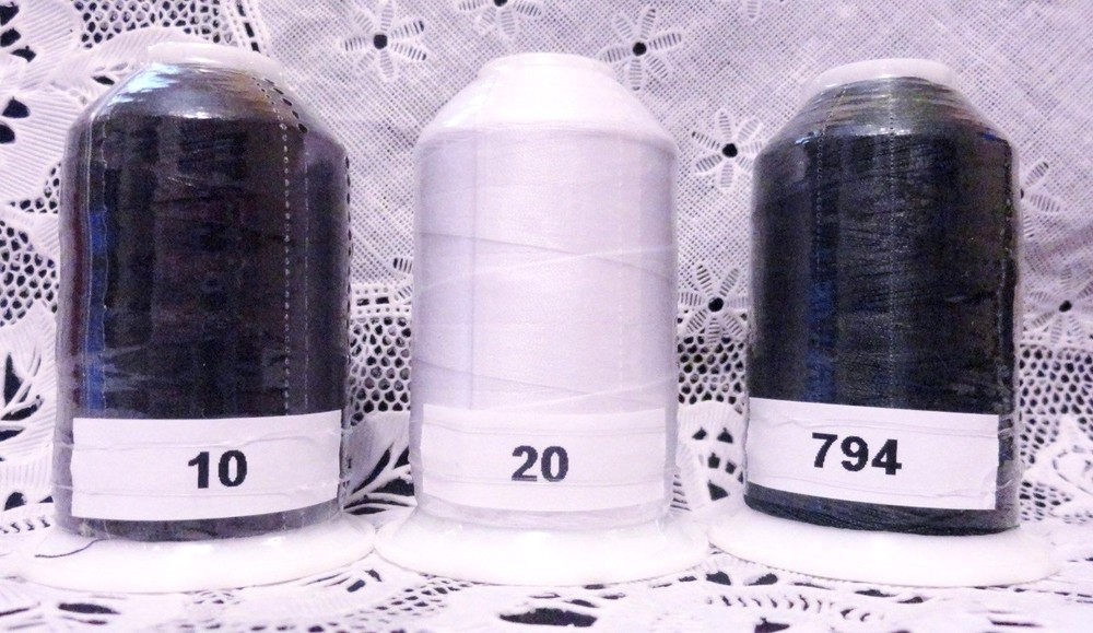 3 NEW different colors GUTERMANN miniking 100% polyester thread 1094 yd Spools