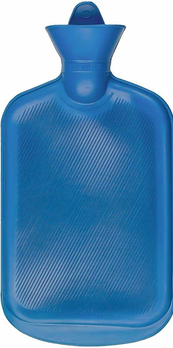 Rubber HOT Water Bottle Bag Warm Relaxing Heat Cold Therapy Leak proof 12" X 6"