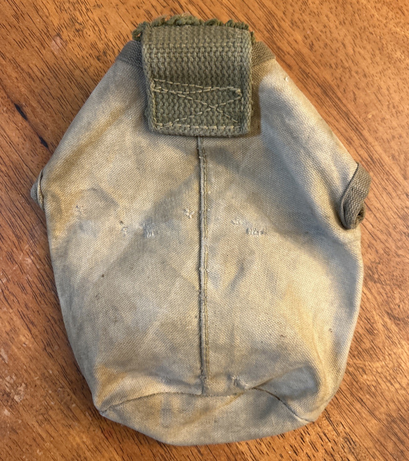 Original WWII USMC Marine Corps 2nd Pattern CANTEEN COVER Missing Belt Hook