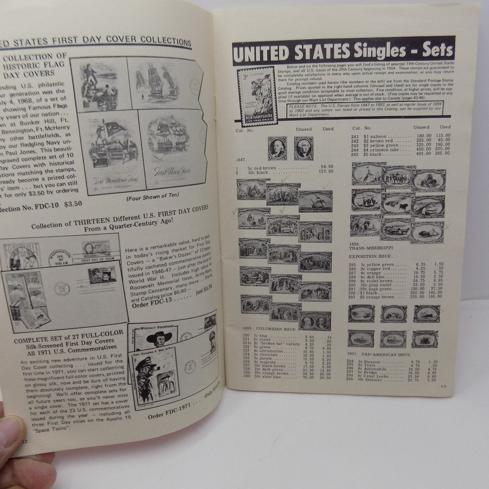 Kenmore Stamp Catalog Kenmore 1972 Edition US Canada British Colonies