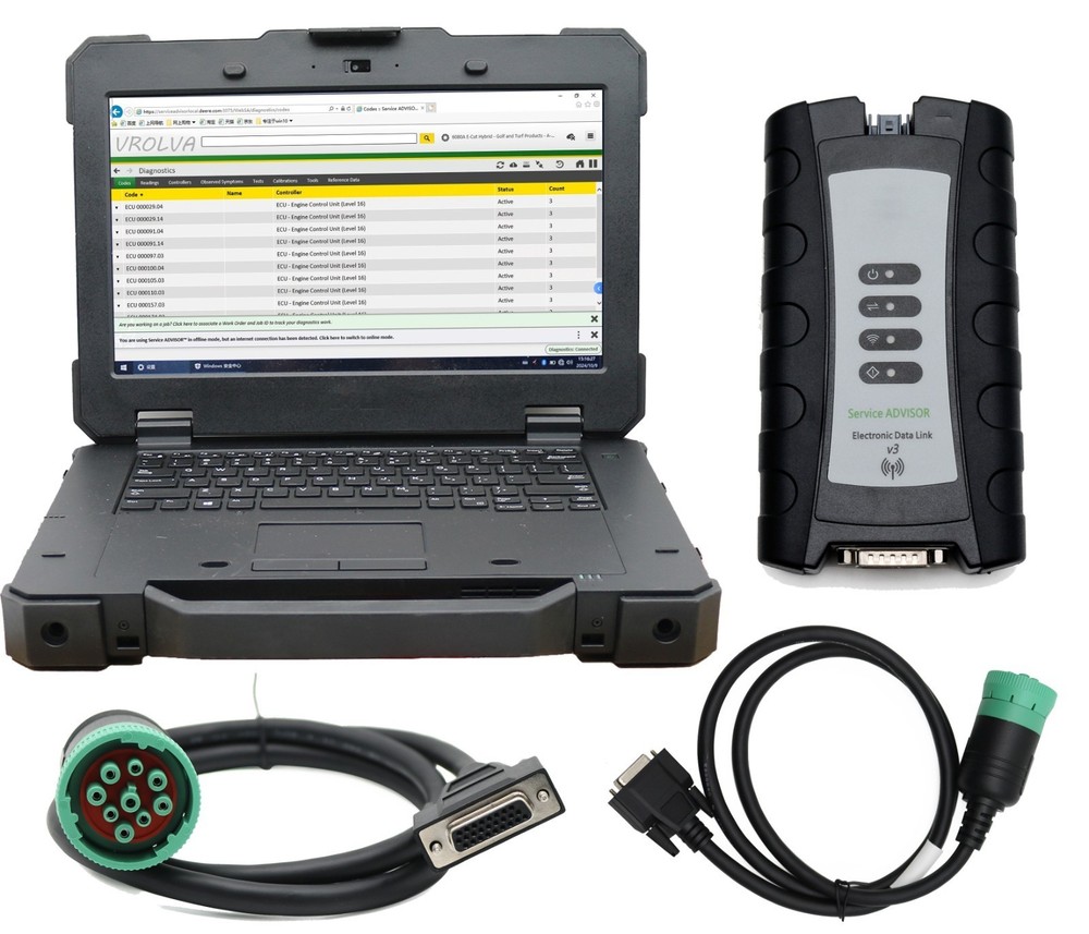 for John Deere Service Advisor EDL V3 Wireless Machine Interface Diagnostic Tool