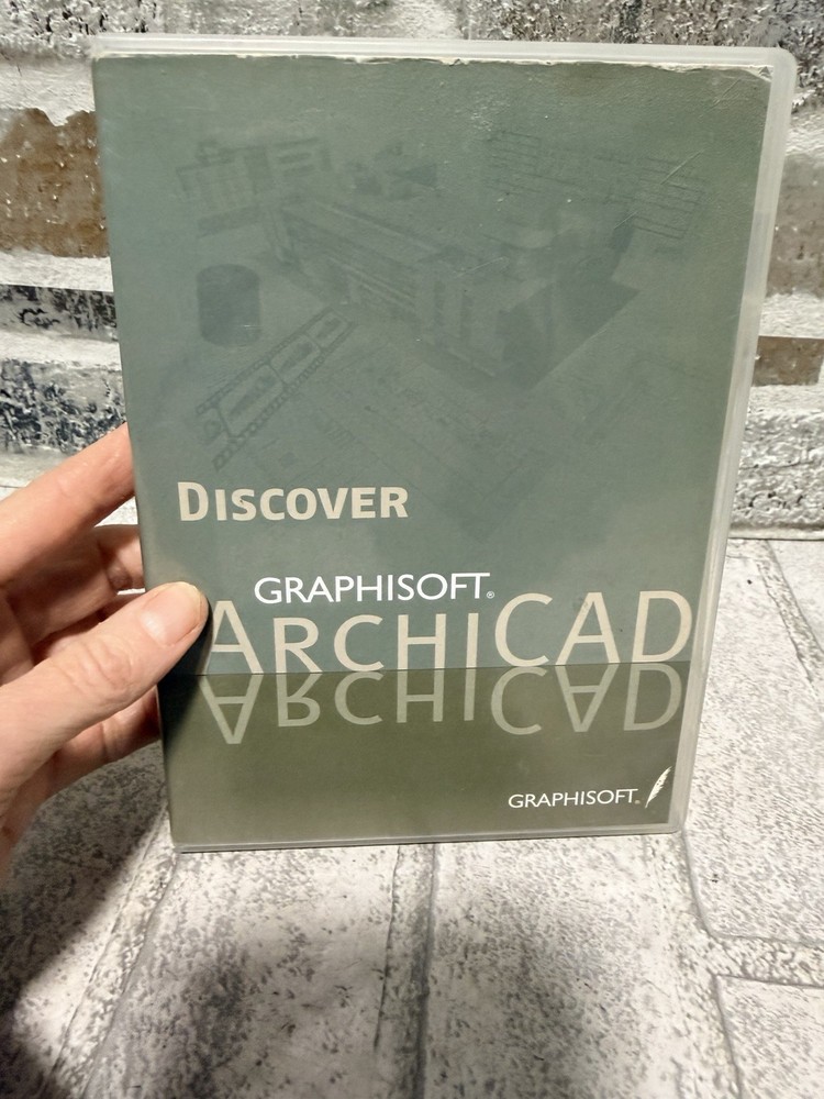 DISCOVER GraphiSoft ArchiCAD 8 TUTORIAL+DEMO RARE/VHTF Windows/MAC CD-ROM Englis