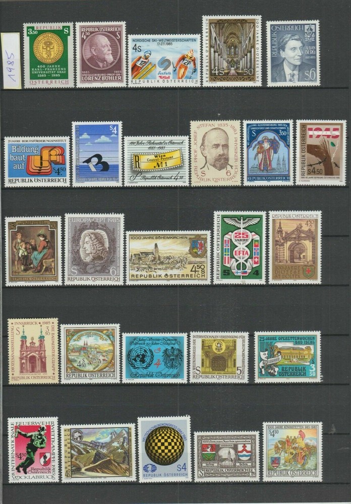 AUSTRIA - 1981 to 1985 - MINT/NH