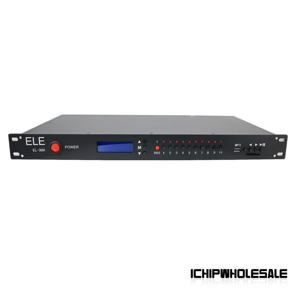 ELE EL-30H 30W FM Broadcast Transmitter w/ RDS & Power Amp Module for Mitsubishi